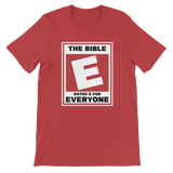 The Bible Rated E for Everyone Unisex T-Shirt